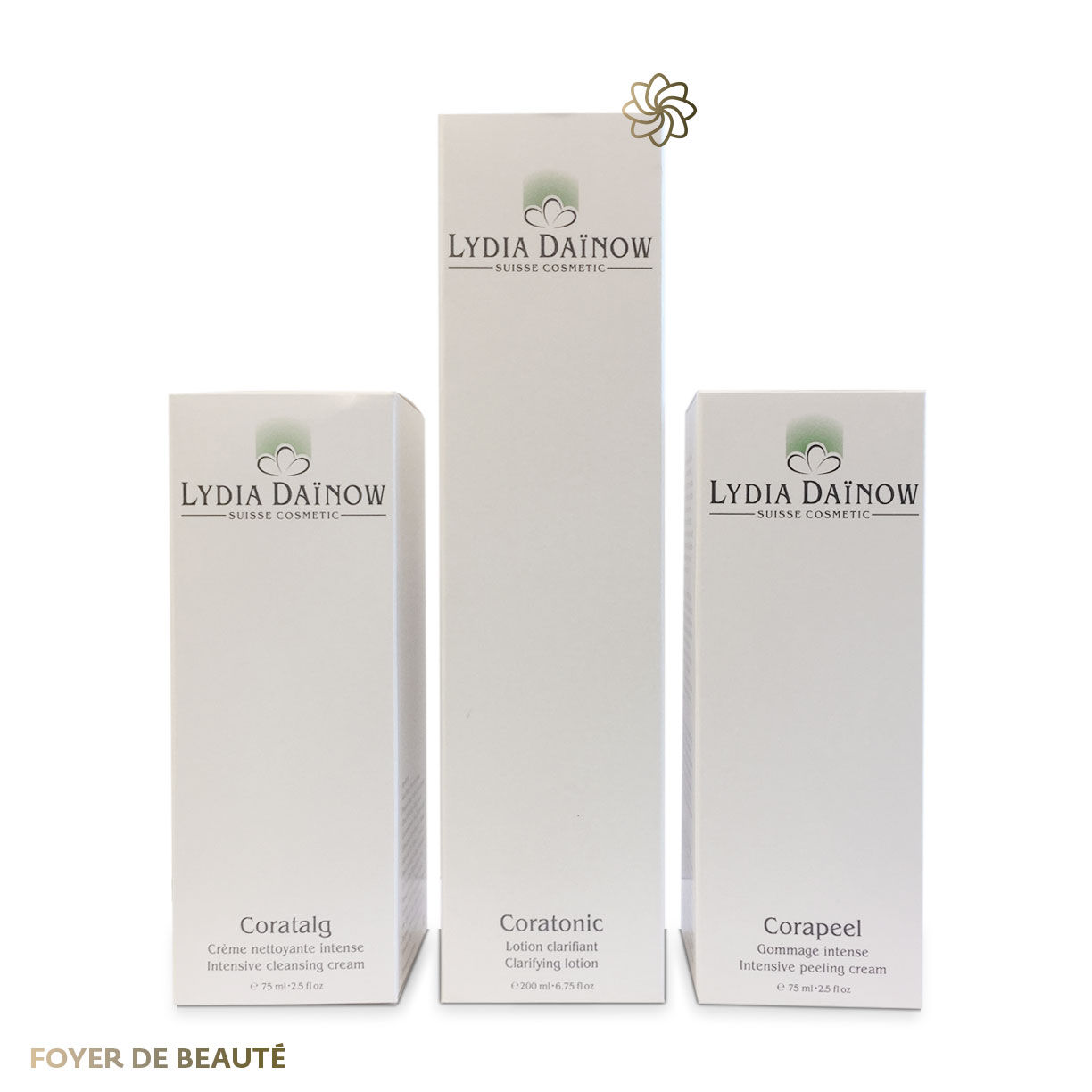 CoraLine Set, Coratalg, Coratonic, Corapeel