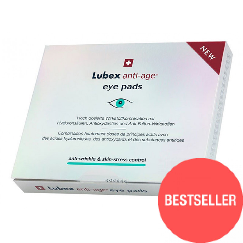 Lubex anti-age® eye pads - 8 Sachets