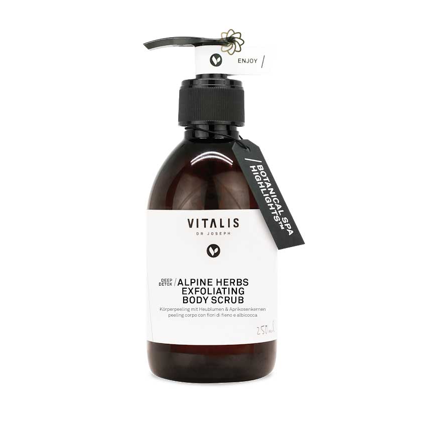 ALPINE HERBS EXFOLIATING BODY SCRUB - VITALIS by Team Dr Joseph