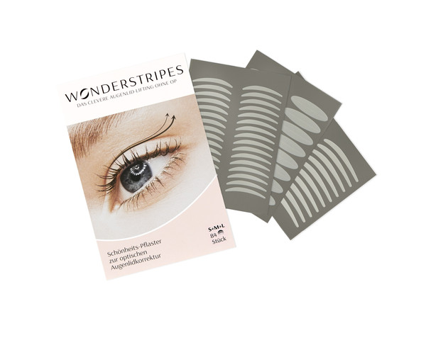 (S+M+L) Wonderstripes - Das erste Augenlid-Lifting Tape Pflaster