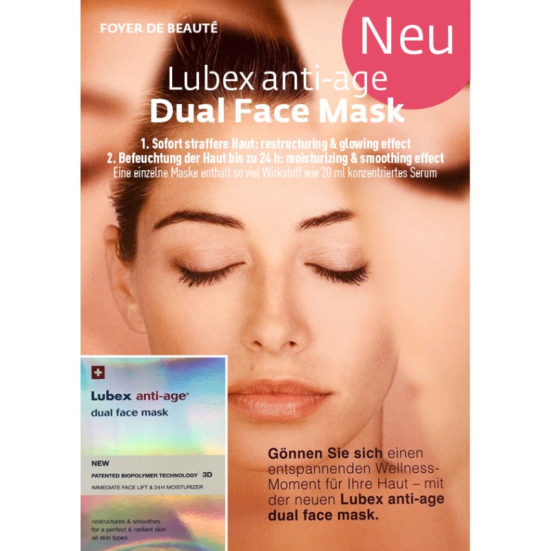 NEU: Lubex anti-age Dual face mask