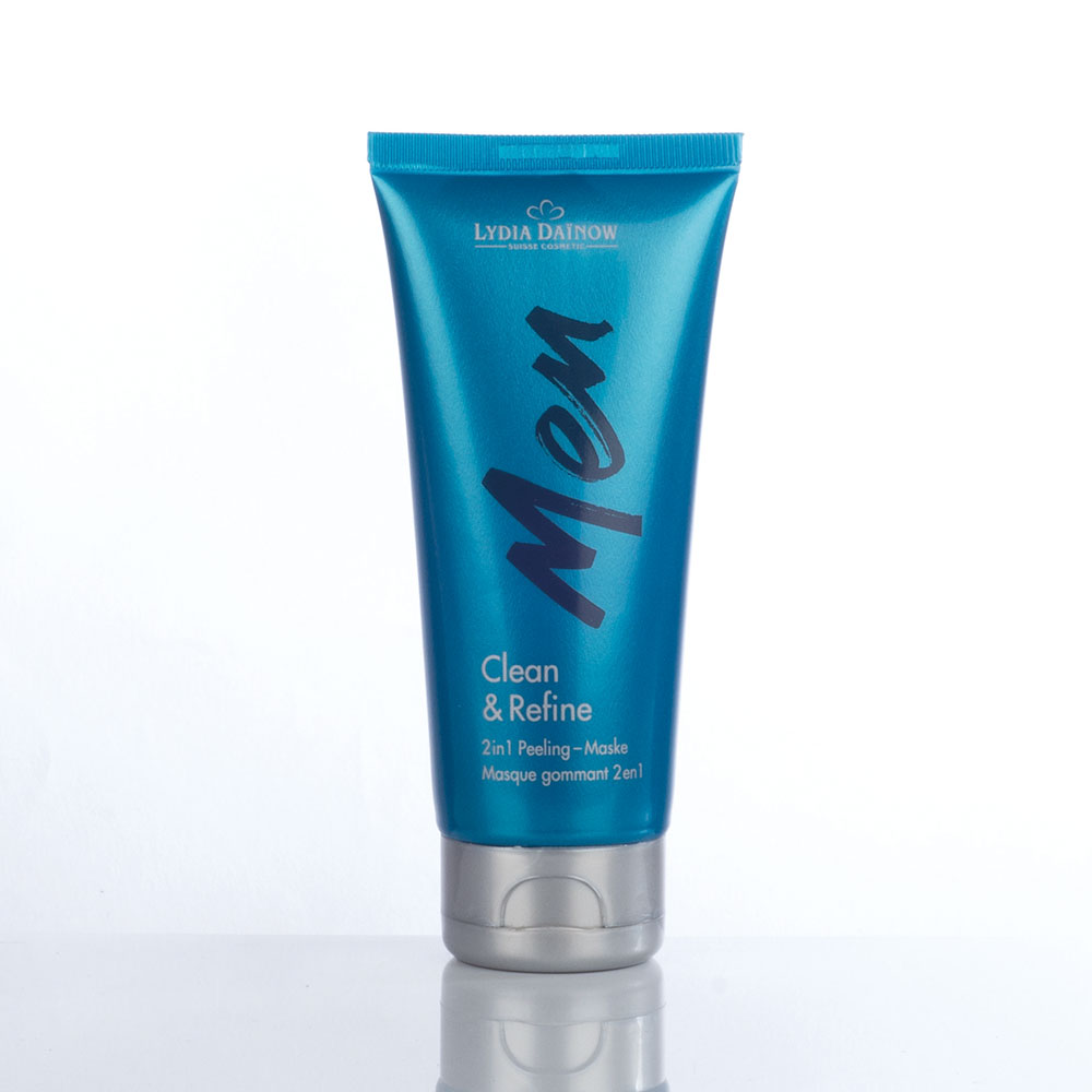 Peeling und Maske in einem mit Aktivkohle, Vitamin B3,