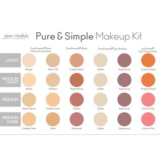 Pure and Simple Makeup Kit LIGHT - Jane Iredale